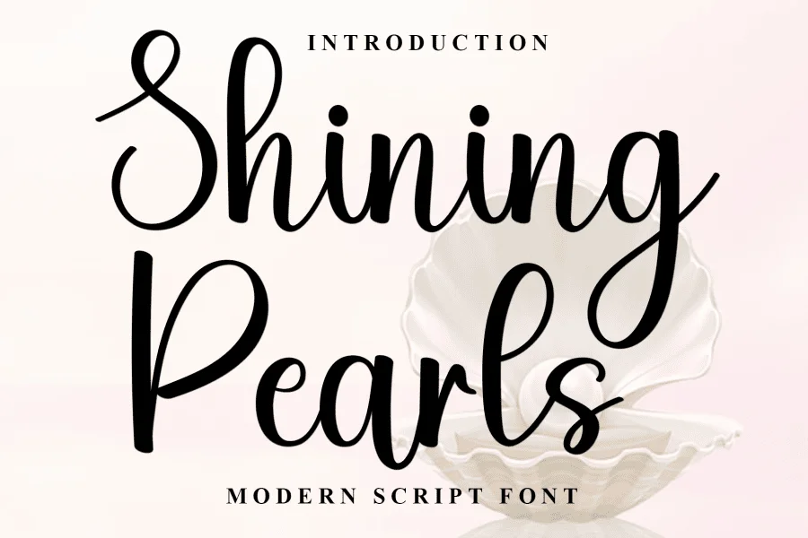 Shining Pearls Font