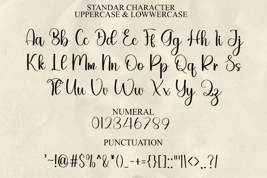 Shining Pearls Font preview 7