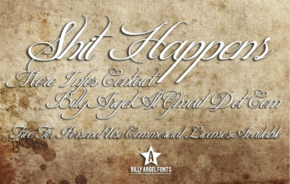 Shit Happens Font