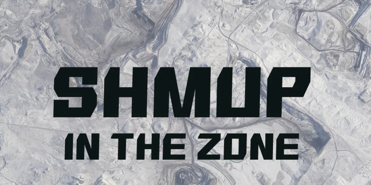 SHMUP in the zone Font