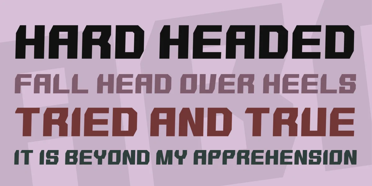 SHMUP in the zone Font preview 3