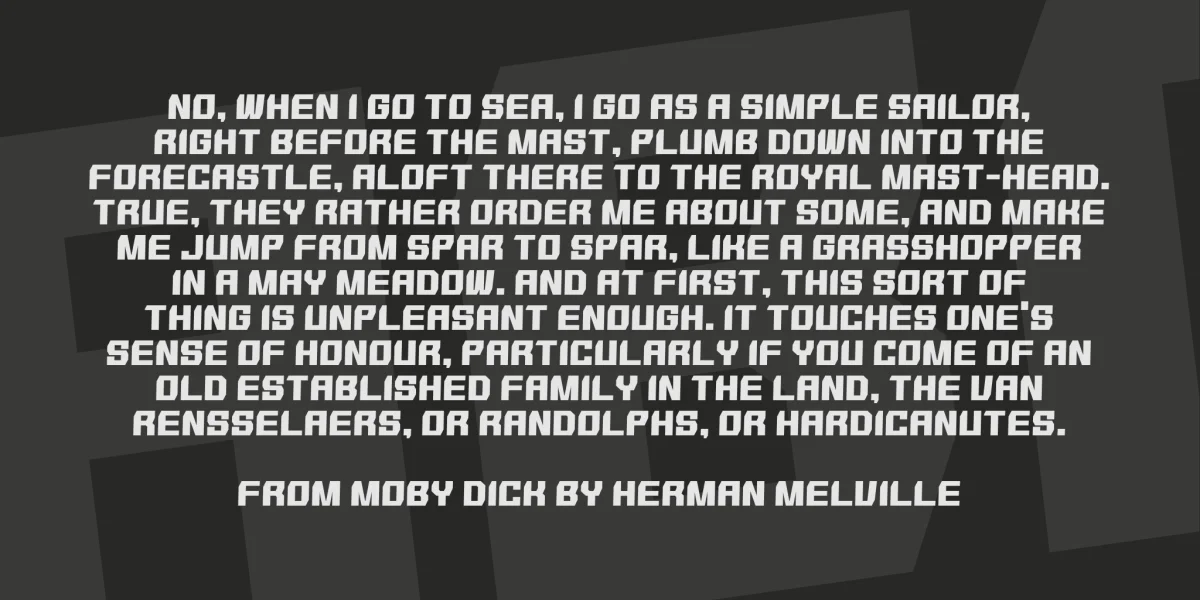 SHMUP in the zone Font preview 4