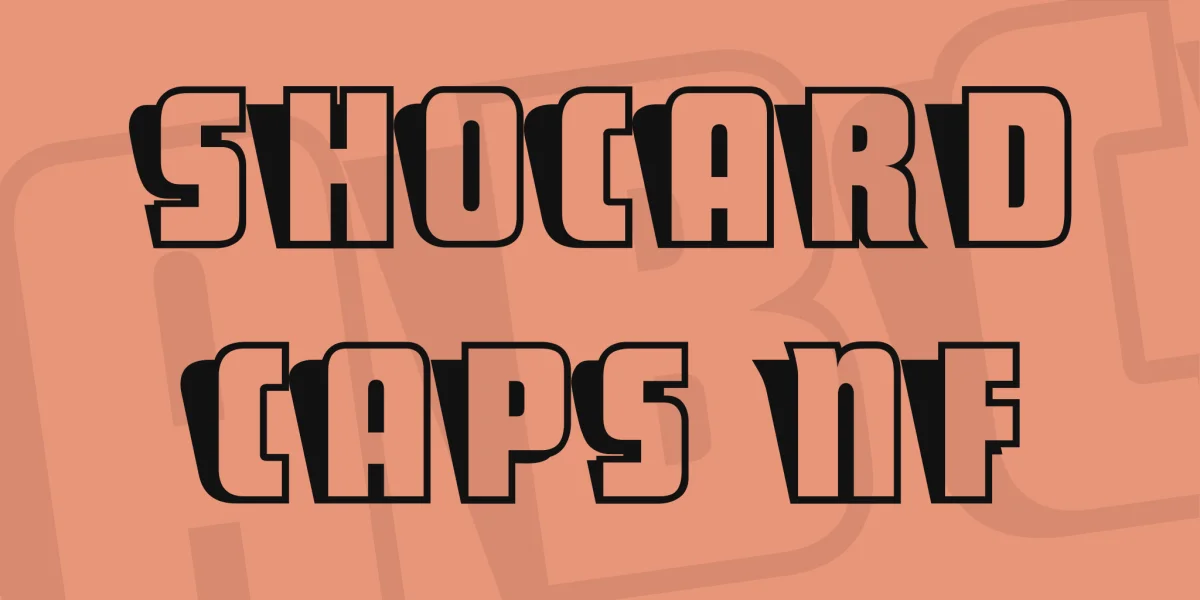ShoCard Caps NF Font