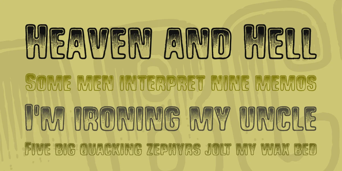 Shock Shimmy Font preview 2