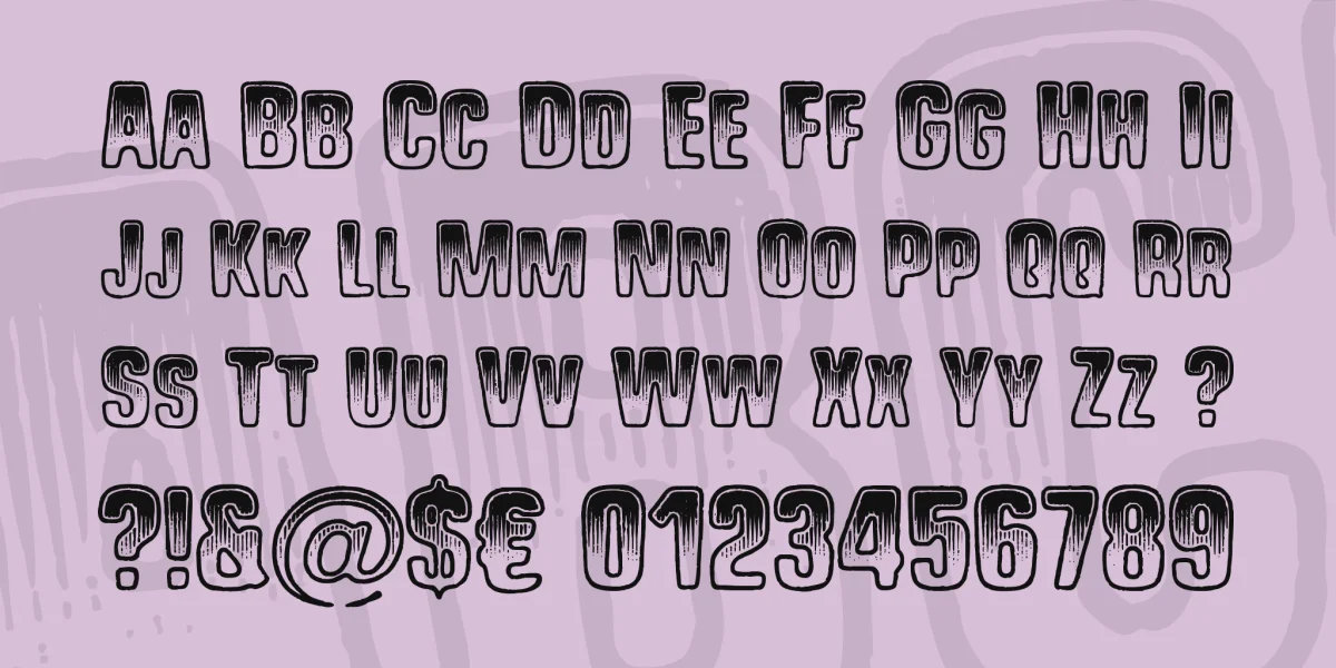 Shock Shimmy Font preview 3