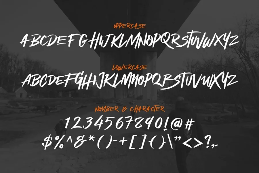 Shockwave Font preview 5