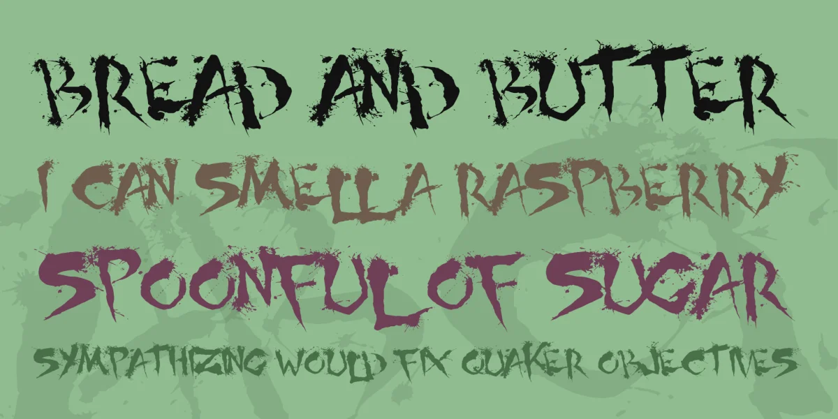 Shoguns Clan Font preview 2