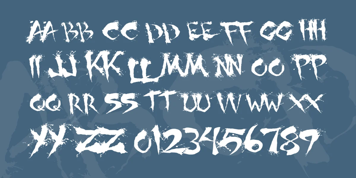 Shoguns Clan Font preview 3