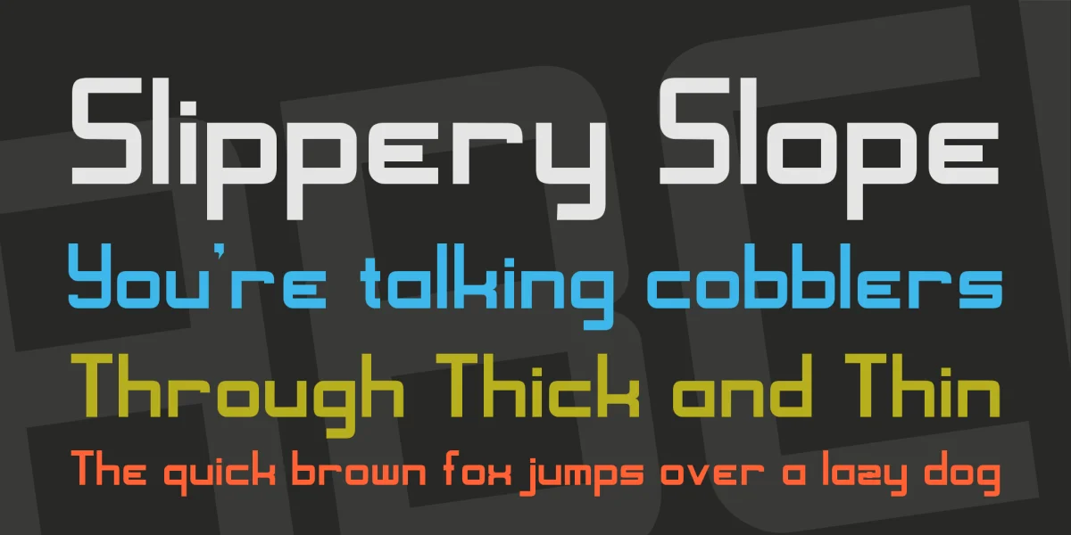 Shoom Vertical Font preview 2