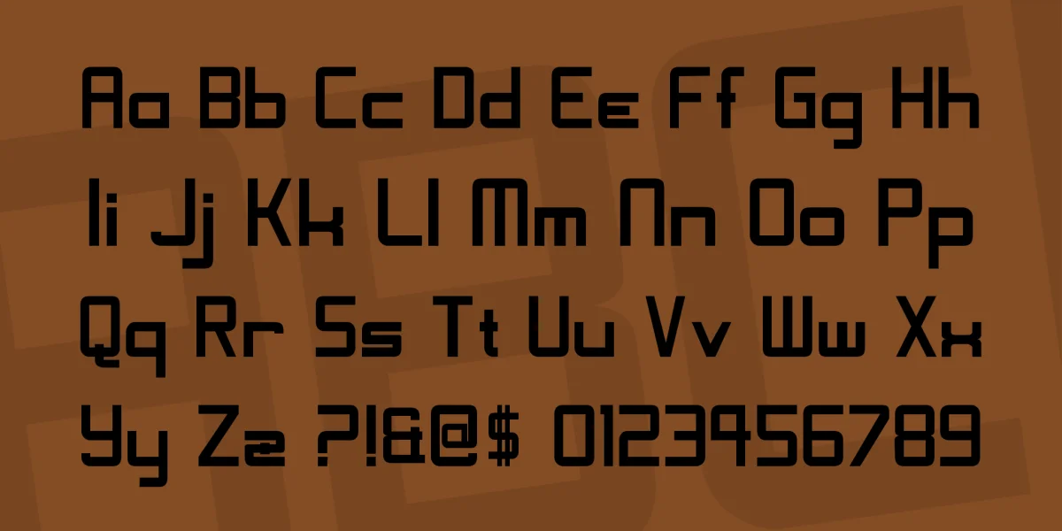 Shoom Vertical Font preview 3