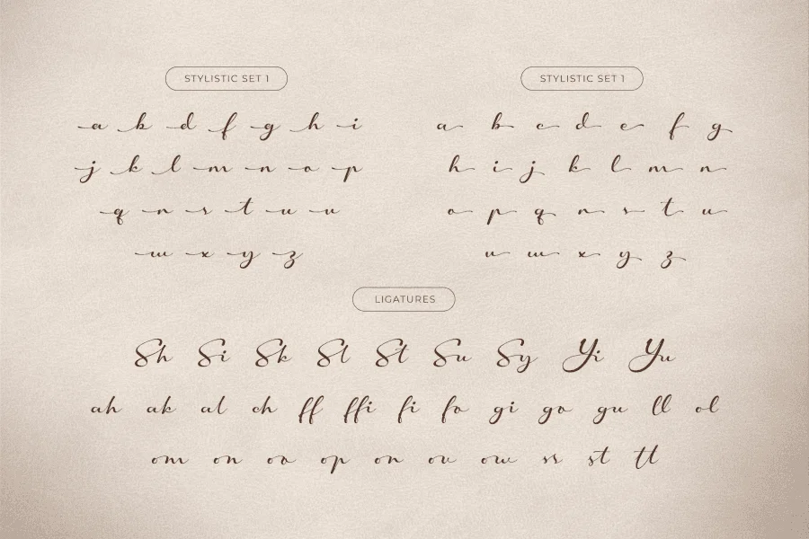 Shopie Script DEMO Font preview 9