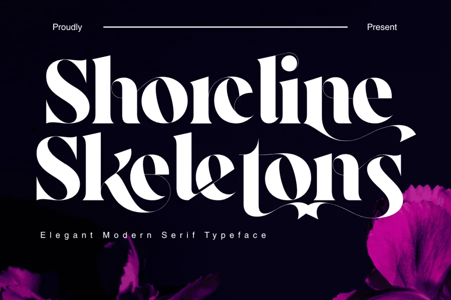 Shoreline Skeletons Demo Font