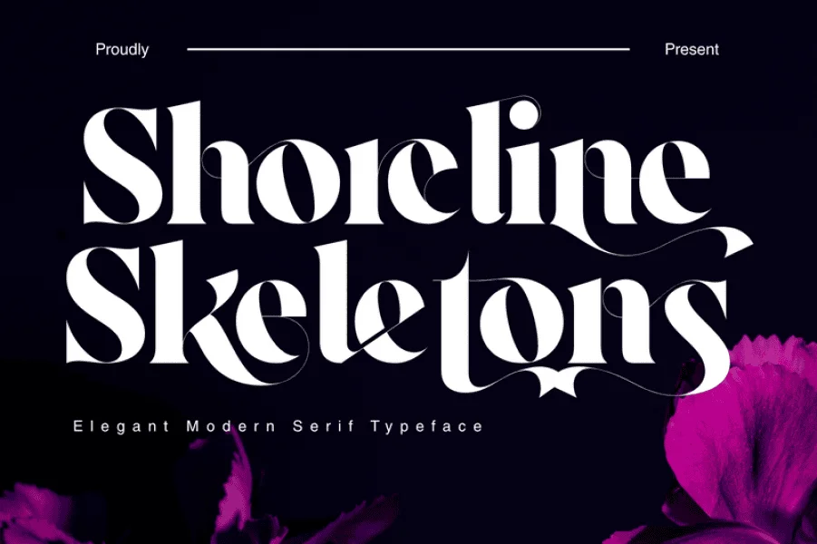 Shoreline Skeletons Demo Font preview 9