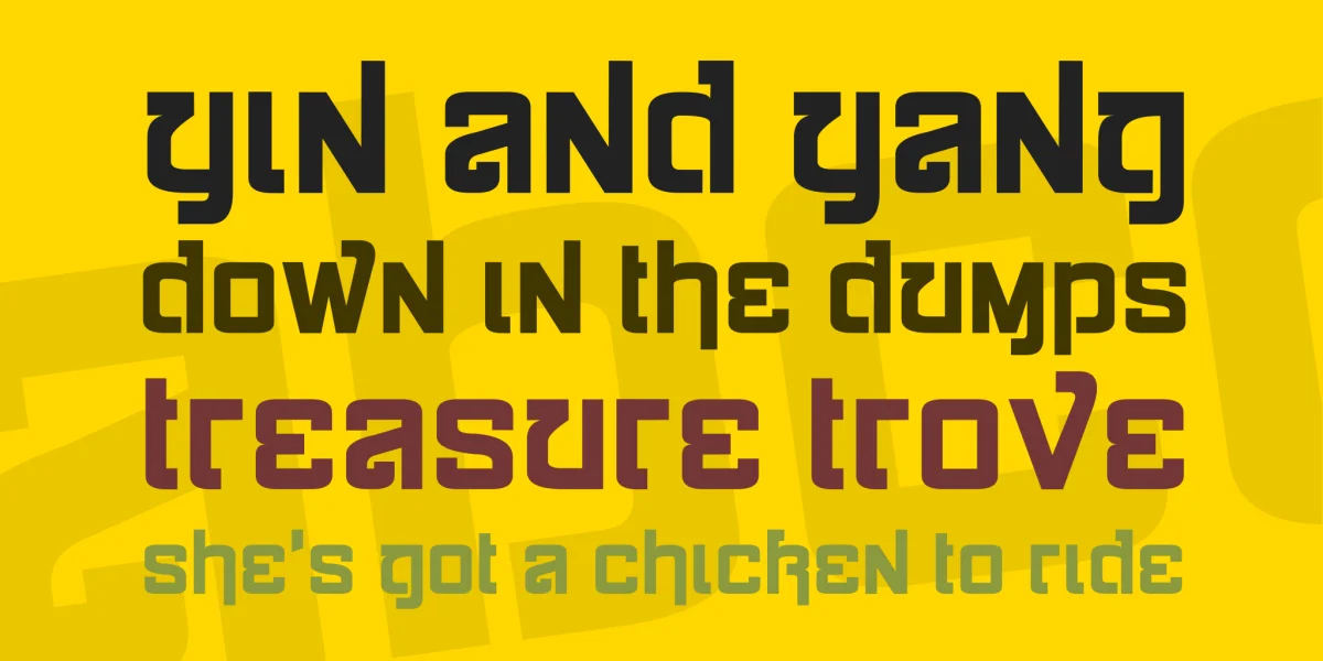 Siamese Katsong Font preview 2