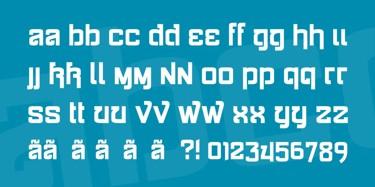 Siamese Katsong Font preview 3
