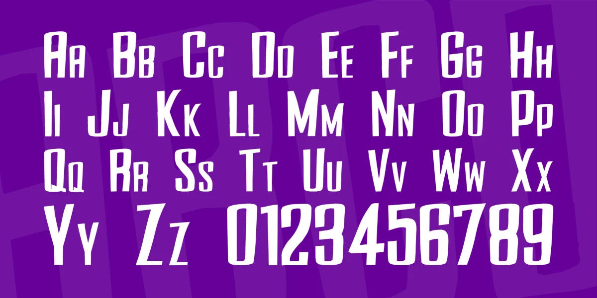 Side Winder (sRB) Font preview 2
