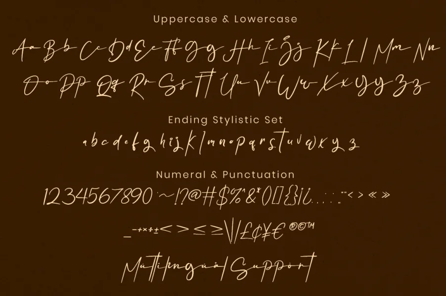 Siestha Font preview 10