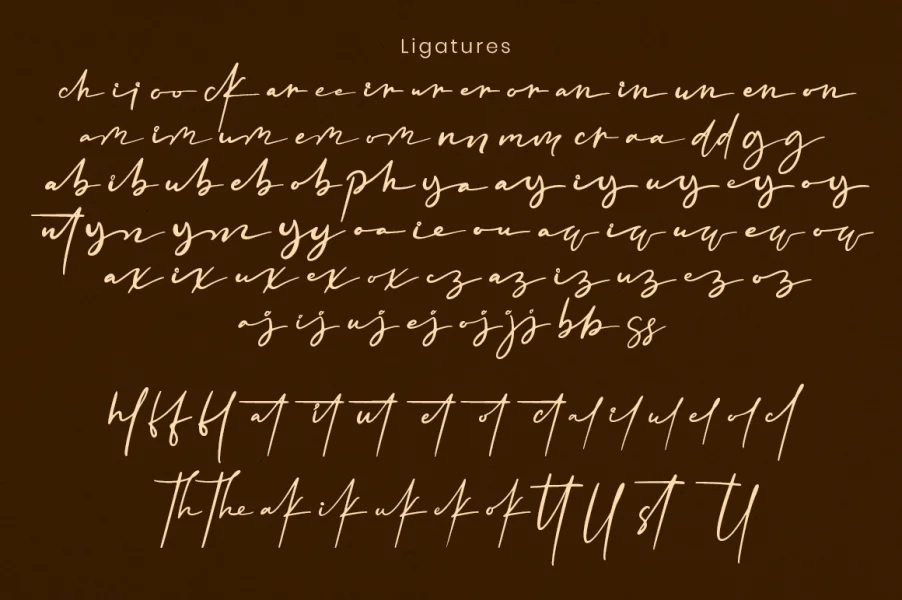 Siestha Font preview 11