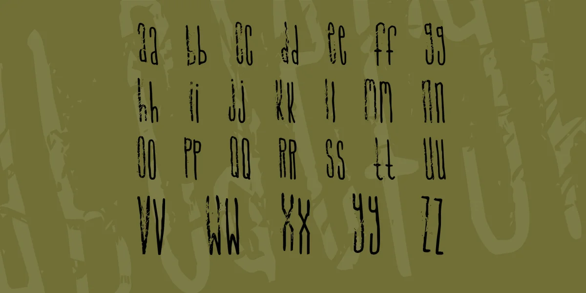 Signal To Noise Font preview 2
