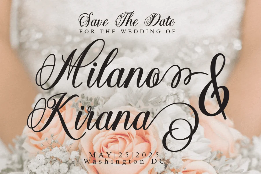 Silentha Font preview 7