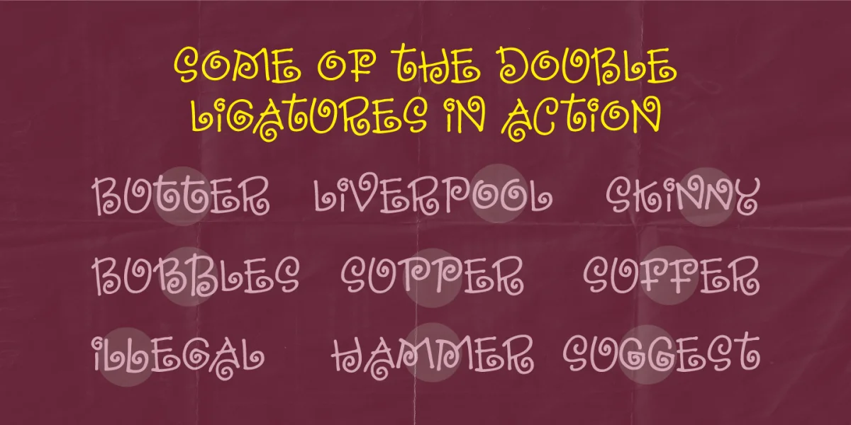 Sillyheart DEMO Font preview 3