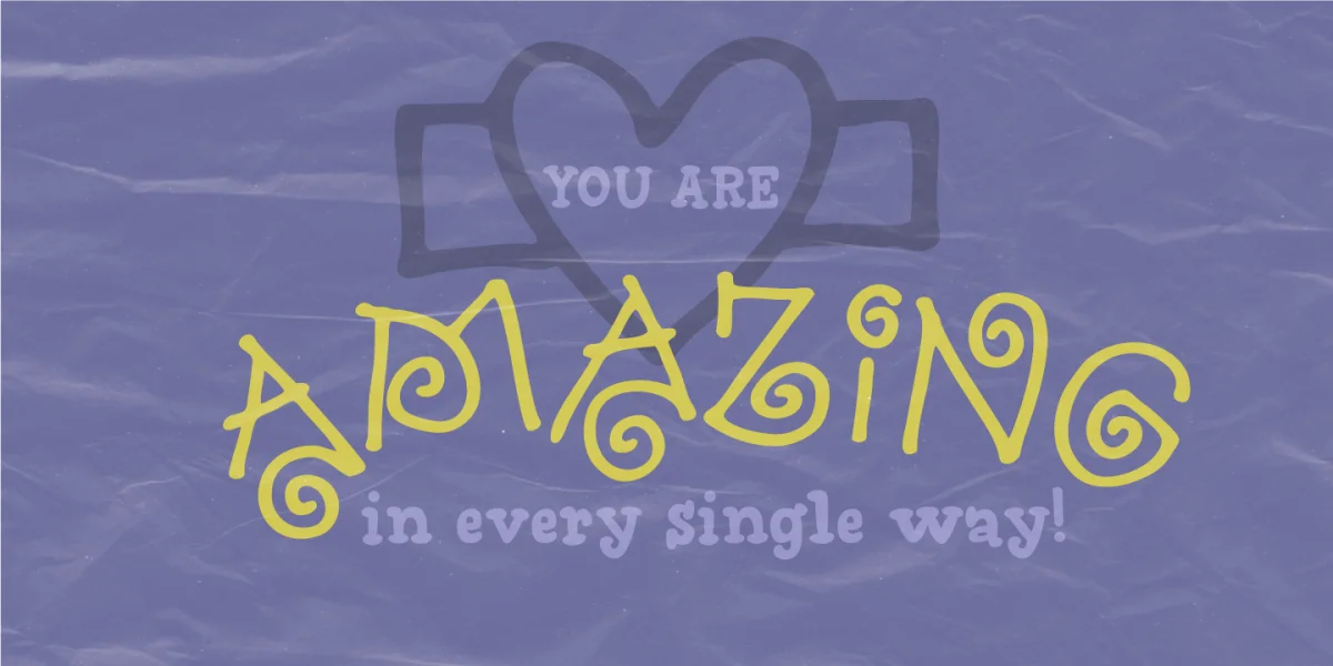 Sillyheart DEMO Font preview 6