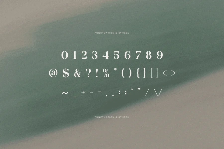 Silneva Font preview 3