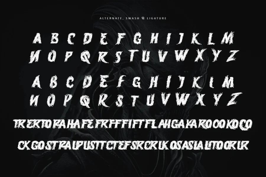 Simbiot-Personal use Font preview 11