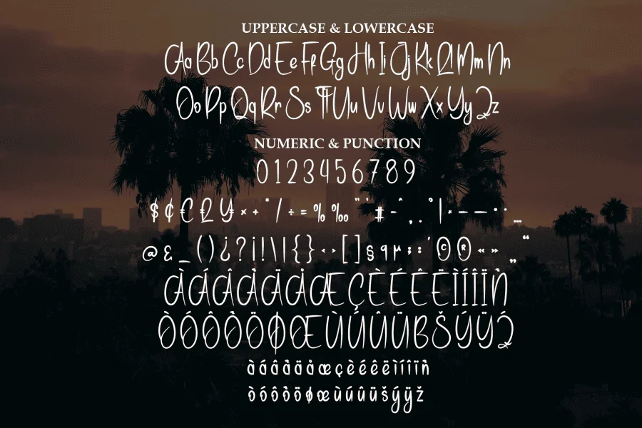 Simple Callifornia Font preview 7