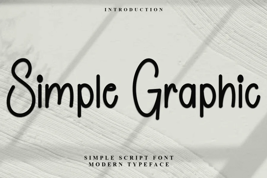 Simple Graphic Font