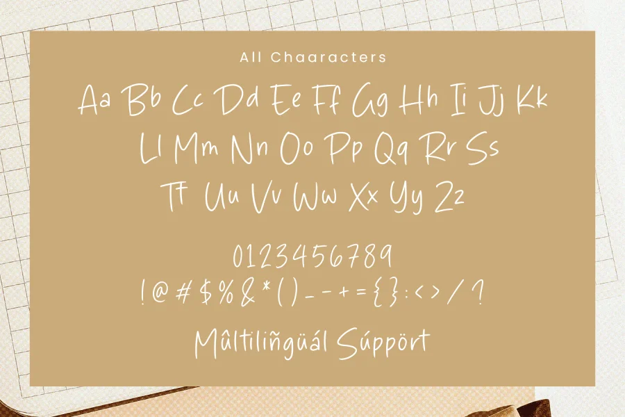 Simple Nathalie Font preview 6