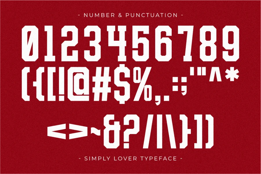 Simply Lover Font preview 7