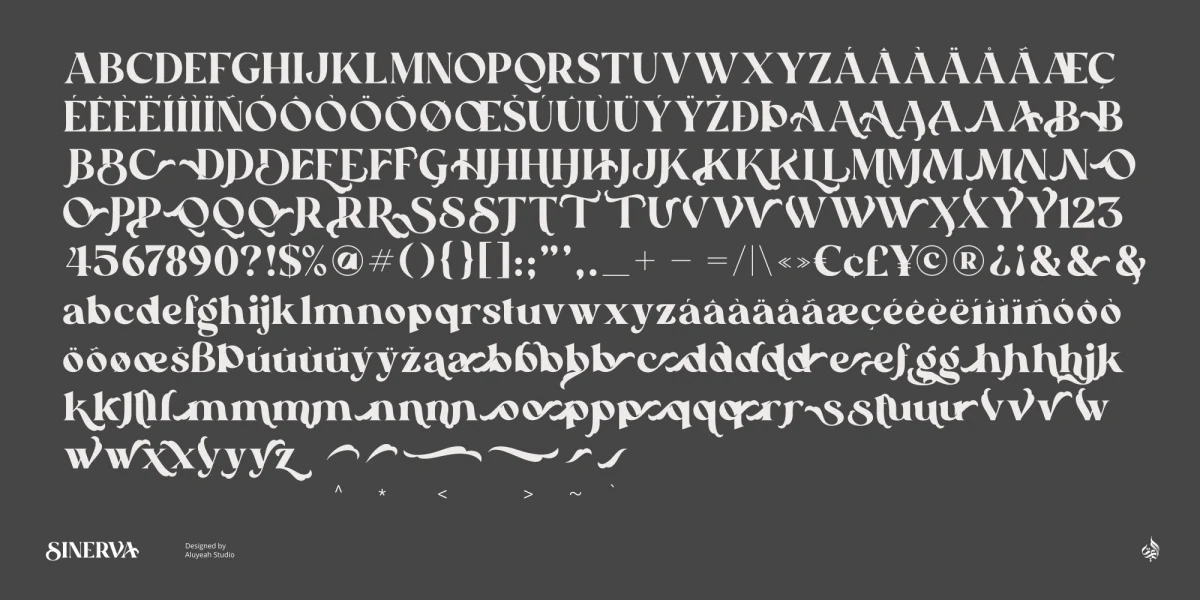 Sinerva Font preview 14