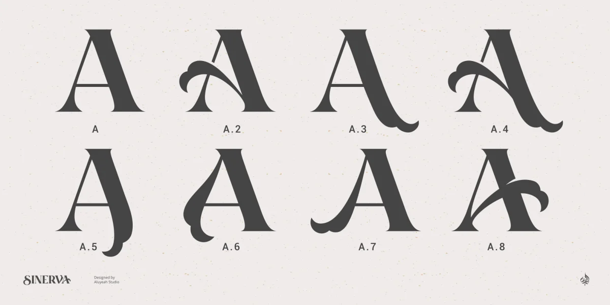 Sinerva Font preview 5