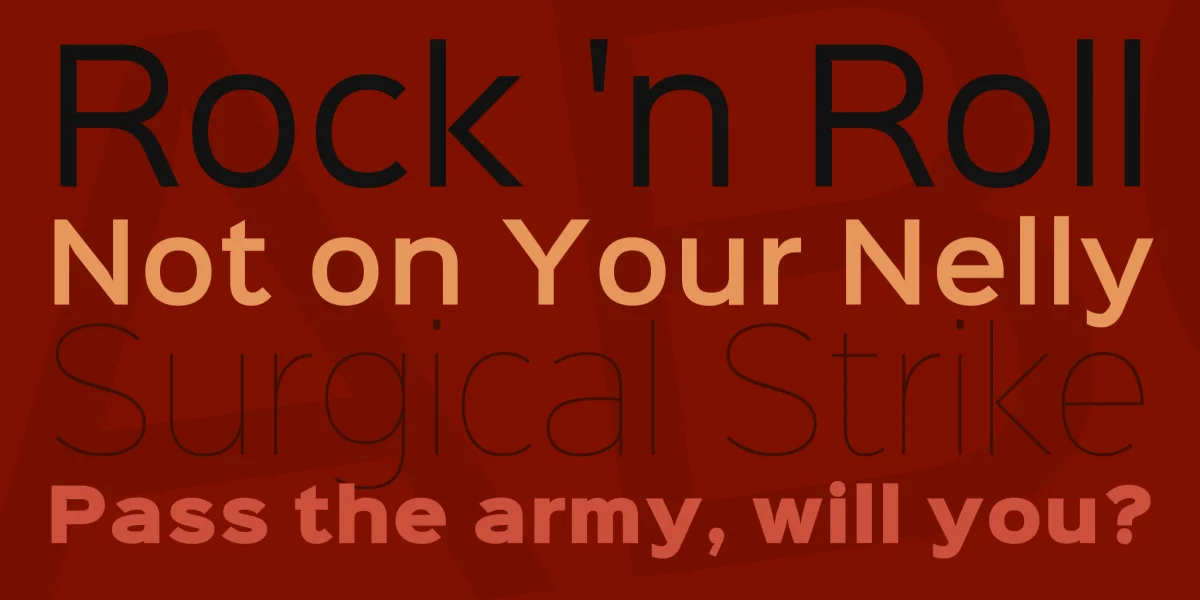 Sinkin Sans Font Family preview 3