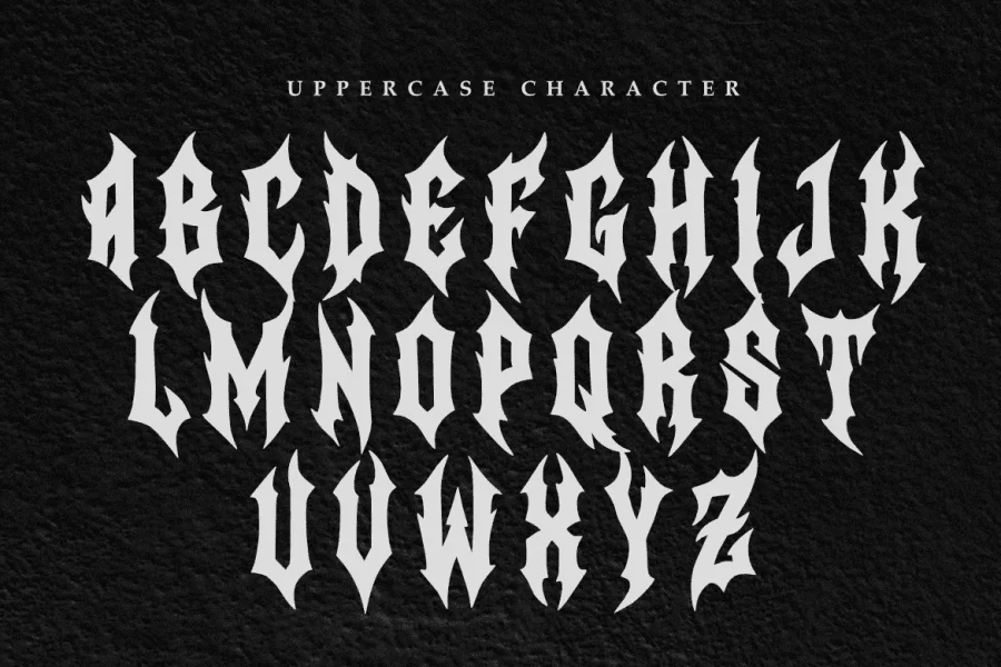 Sinner Font preview 2
