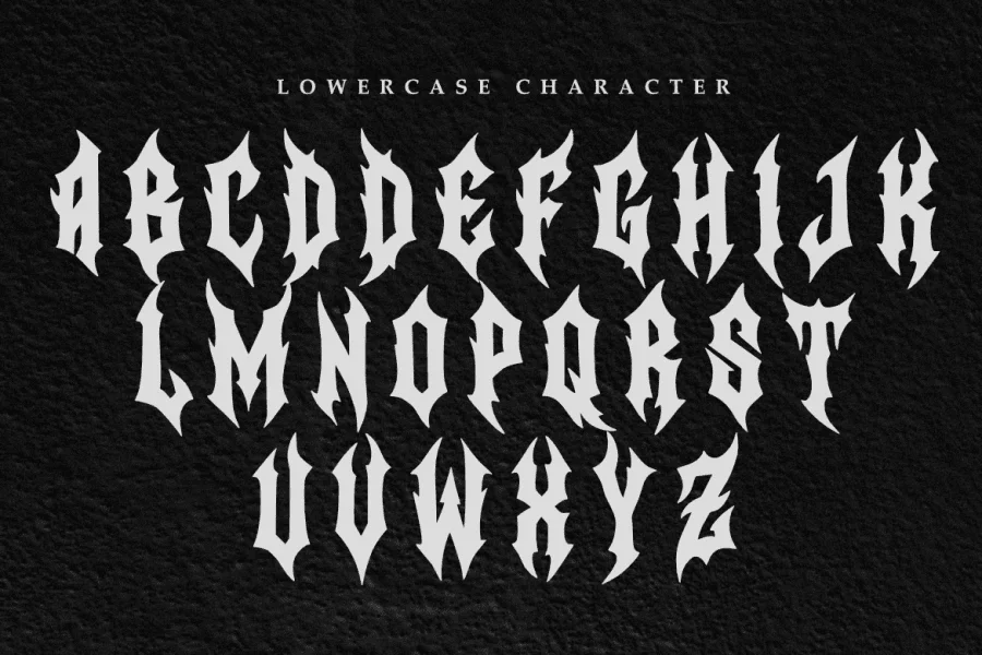 Sinner Font preview 3