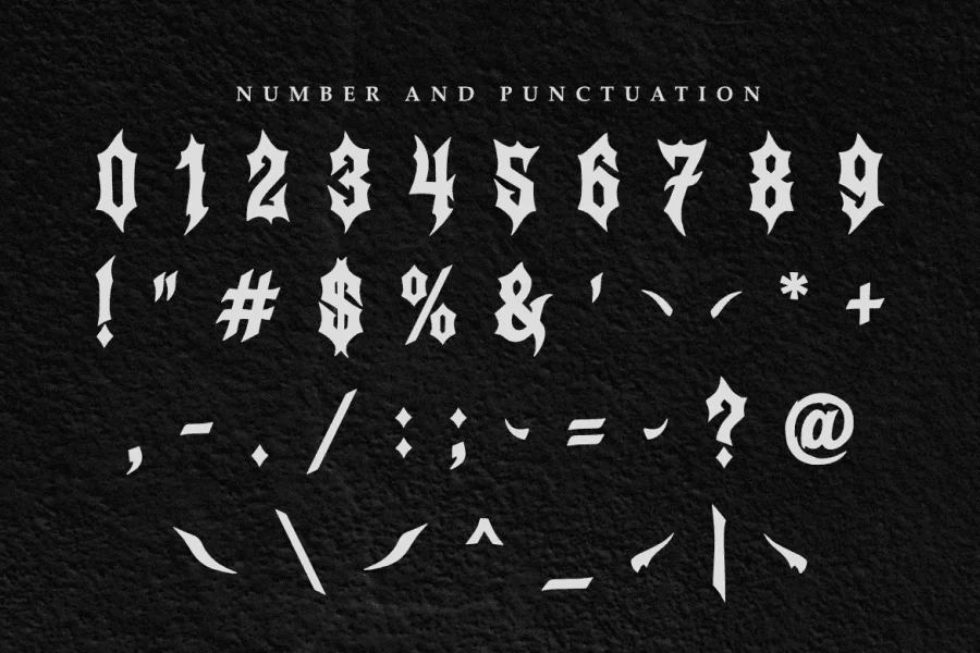 Sinner Font preview 4