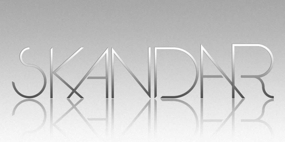 Skandar Font preview 2