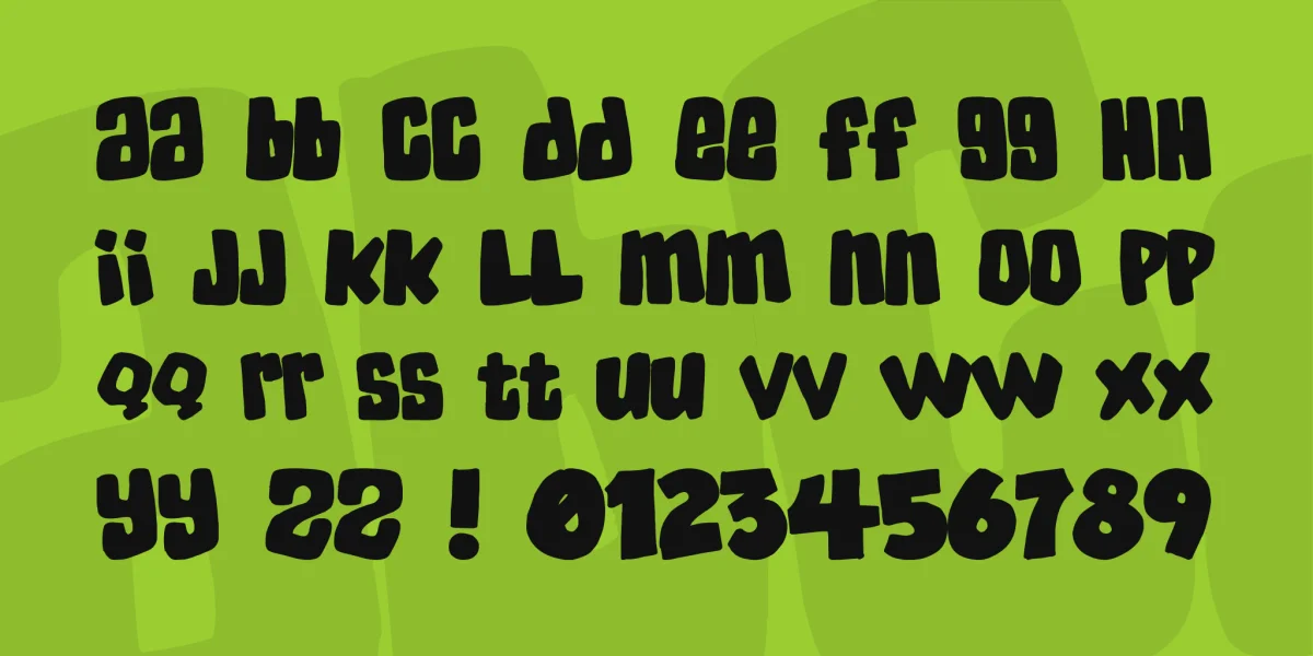 Skater Dudes Font preview 2