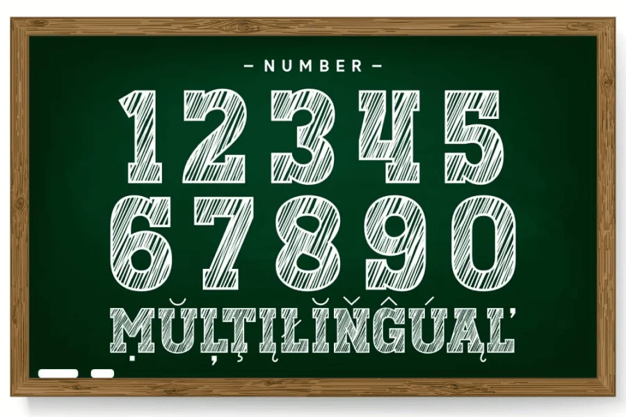 Sketch Chalk Font preview 5