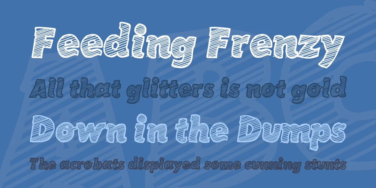 Sketch Coursive Font preview 2