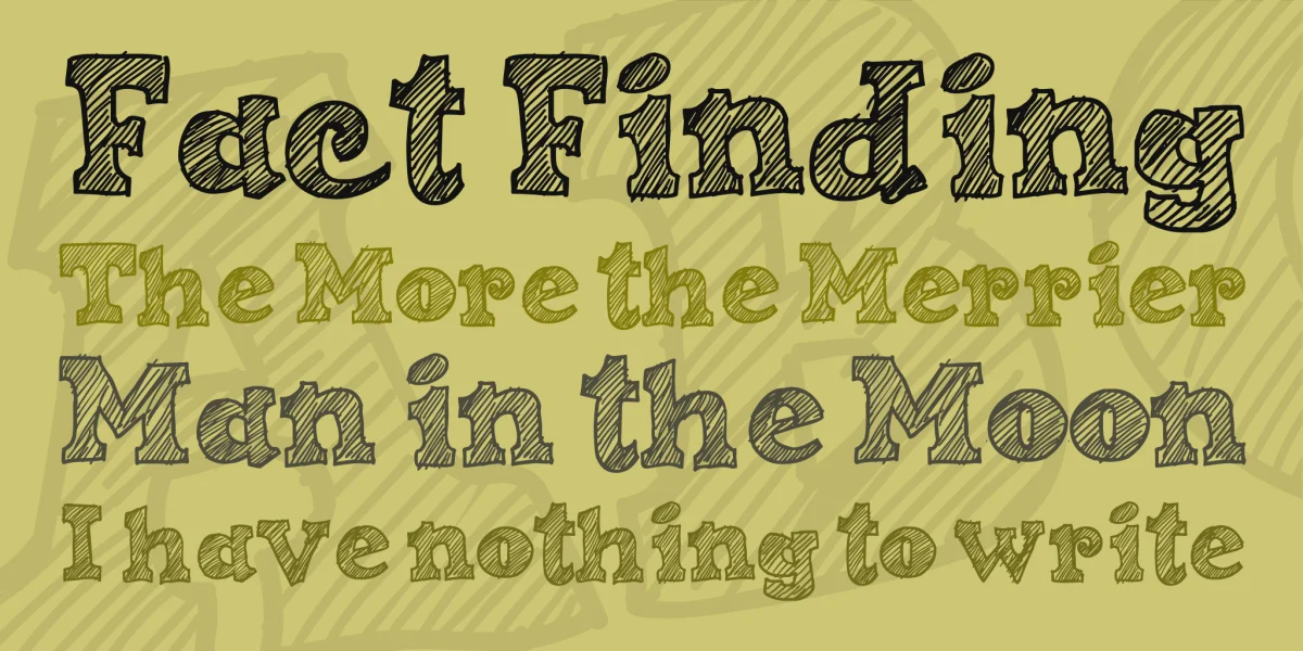 Sketch Nice Font preview 2