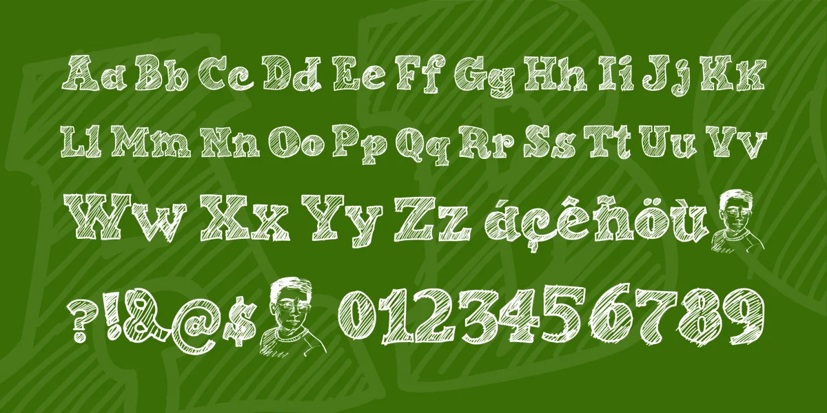 Sketch Nice Font preview 3