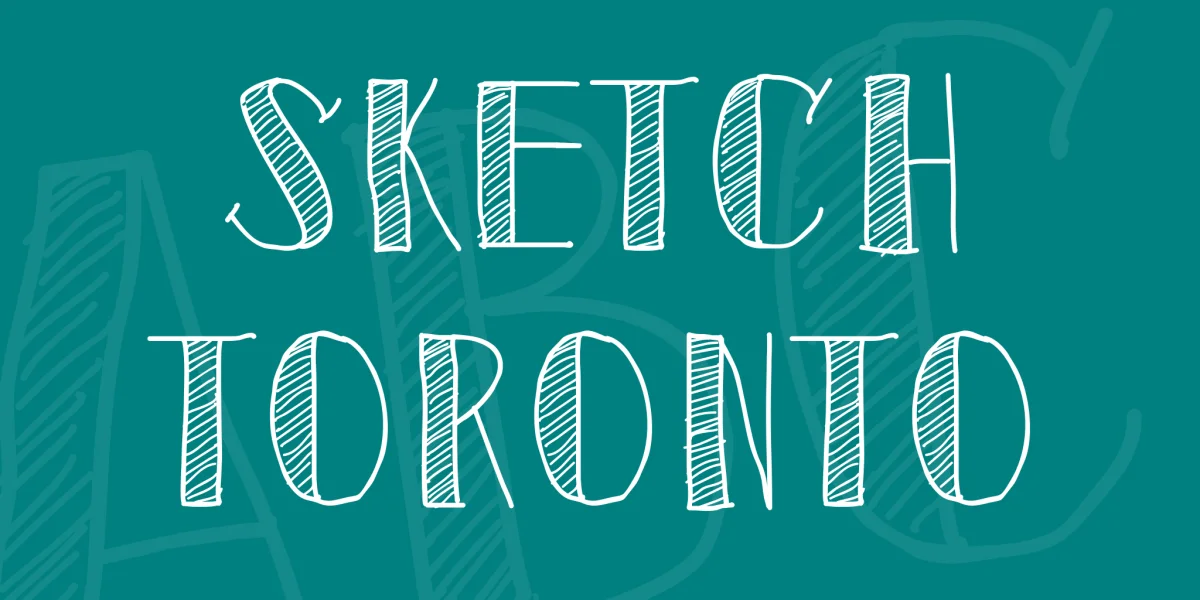 Sketch Toronto Font