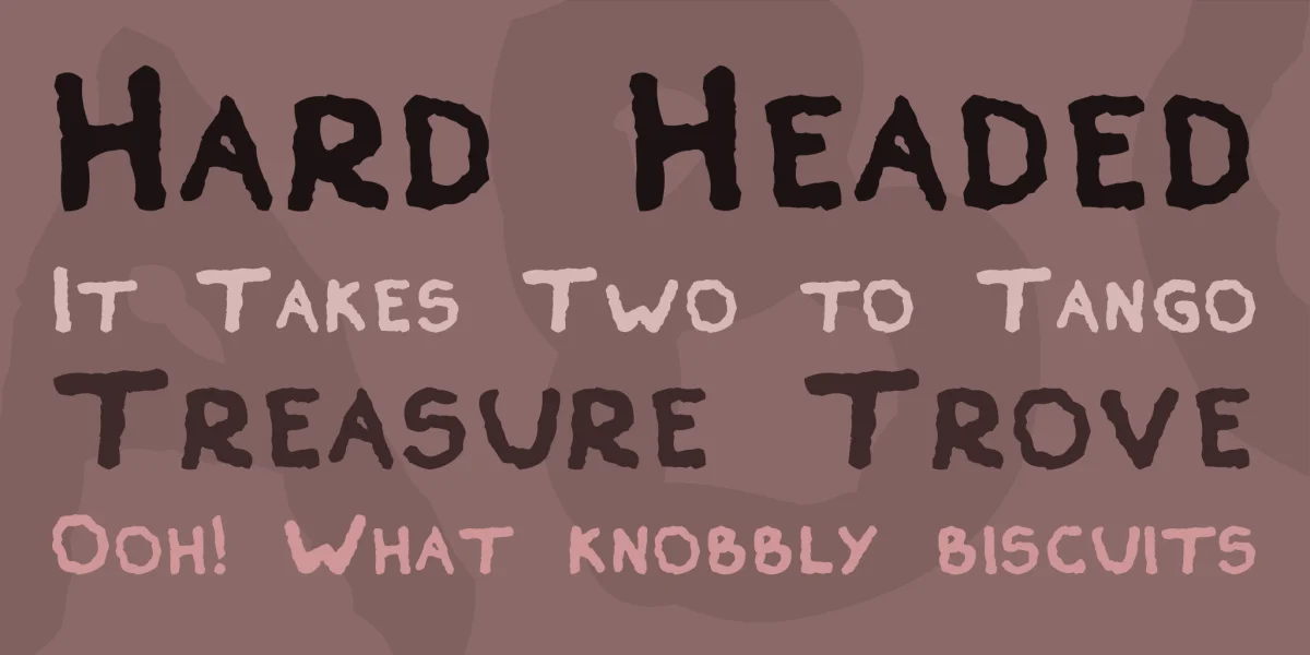 Skiver Font preview 2