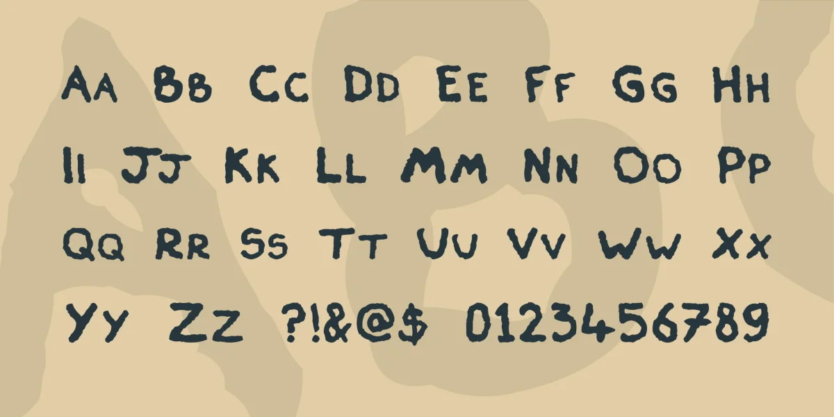 Skiver Font preview 3