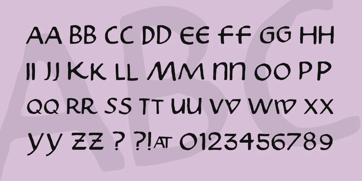 Skribus Font preview 4
