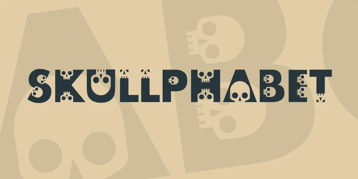 skullphabet Font