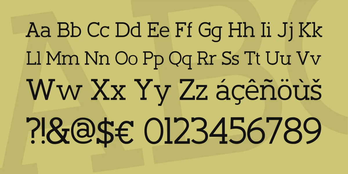 Slaberlin Font Family preview 3